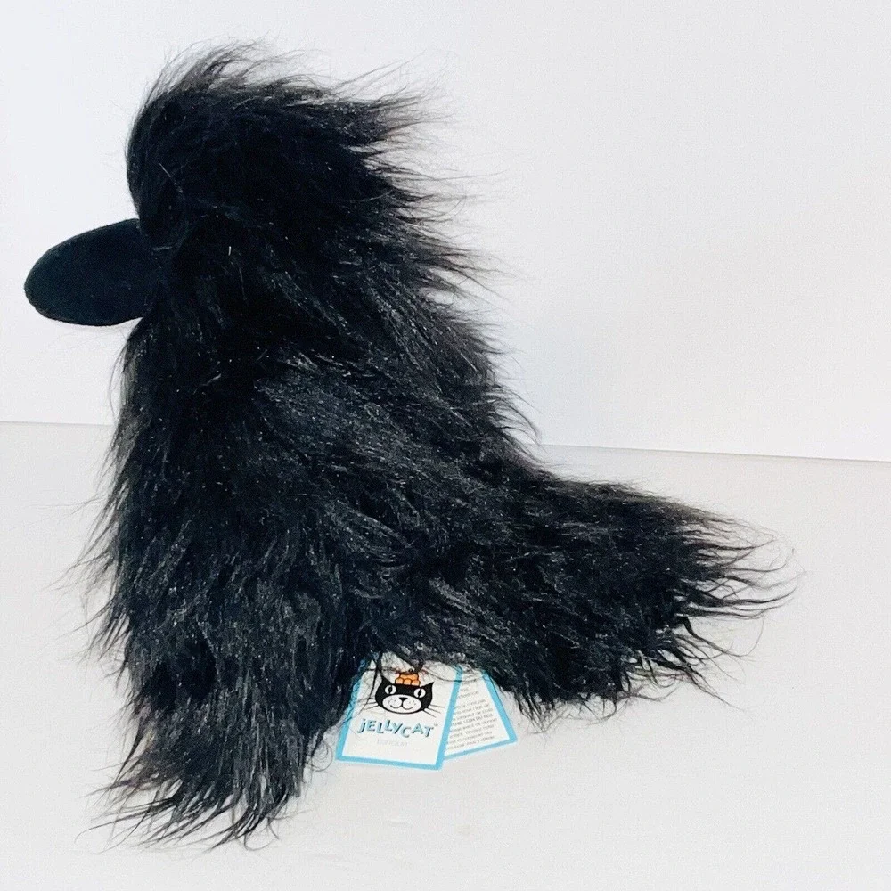 Jellycat Charlie Crow Black Plush Stuffed Retired 2016 Rare Jellycat London Tag - Picture 2 of 11